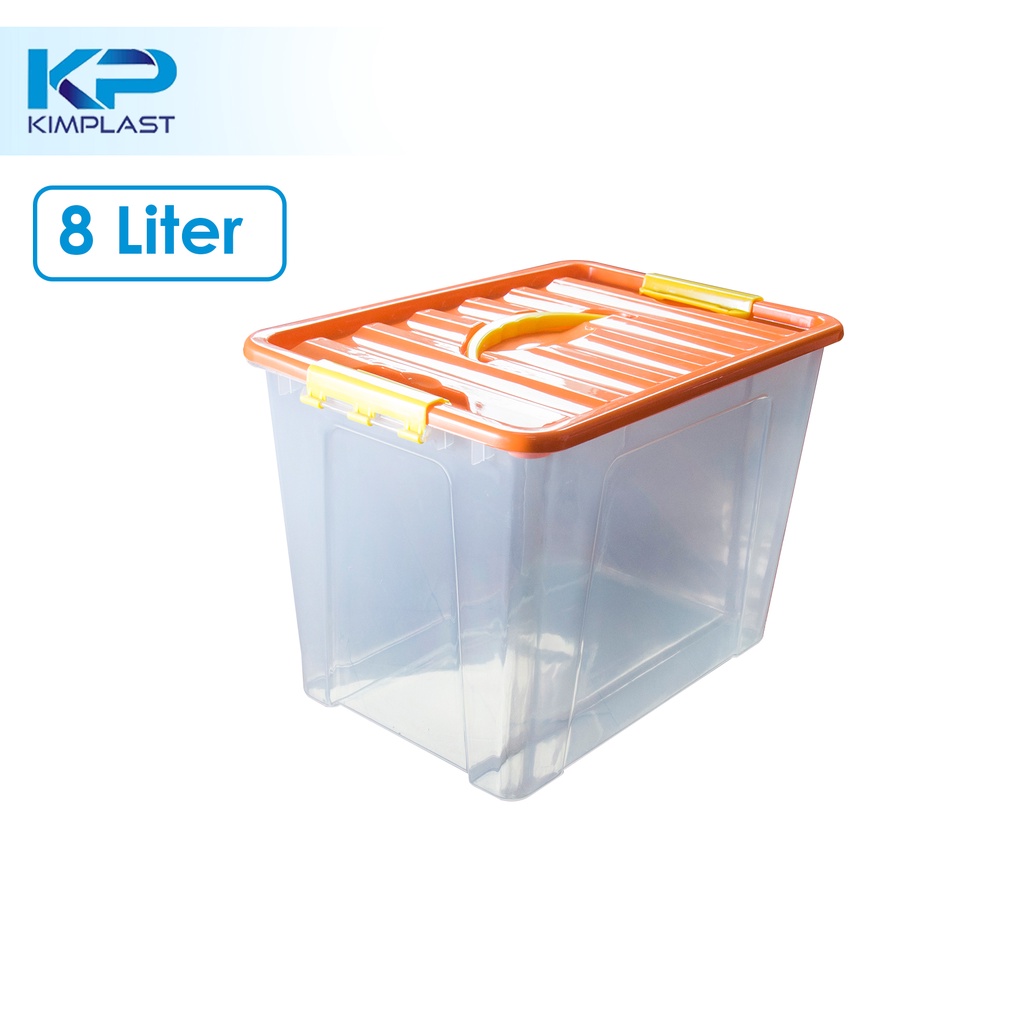 Jual KIMPLAST BOX Container 8 liter Prime / Dengan Pegangan Handle ...