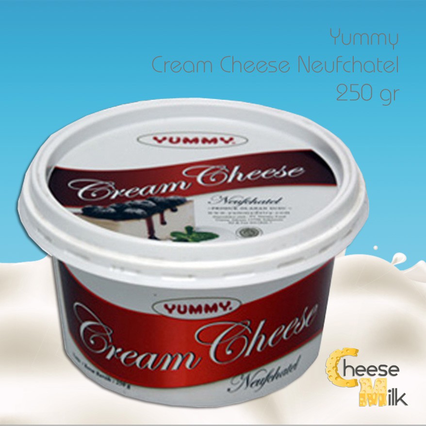 Jual HARGA MURAH Yummy Cream Cheese Neufchatel 250 gr Shopee Indonesia