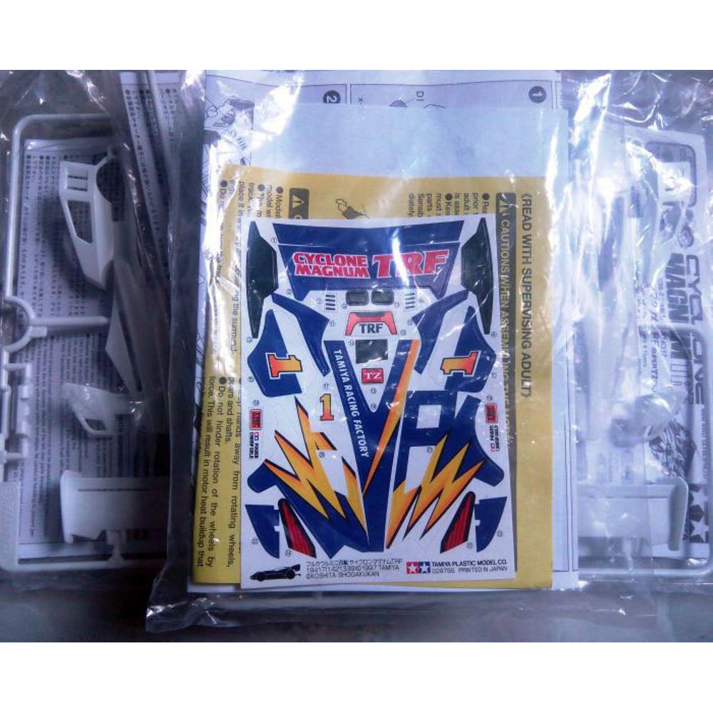 Jual Tamiya Body Cyclone Magnum TRF Original & Decal Sticker | Shopee ...