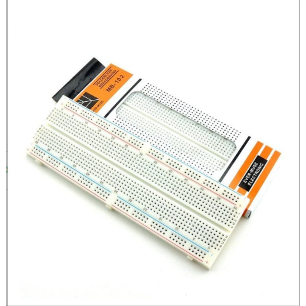 Jual Breadboard Protoboard Projectboard MB102 SOLDERLESS 830 830 Titik