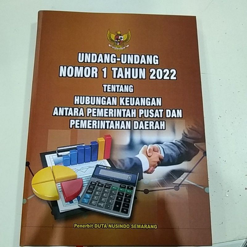 Jual Undang-Undang Nomor 1 Tahun 2022 Tentang Hubungan Antara ...