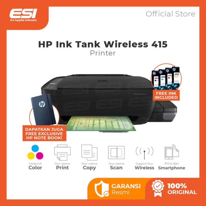 Jual Hp Ink Tank Wireless 415 Z4b53a Shopee Indonesia