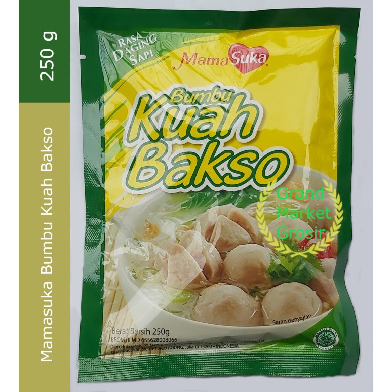 Jual Mamasuka Bumbu Kuah Bakso Bumbu Instant 250 G Shopee Indonesia