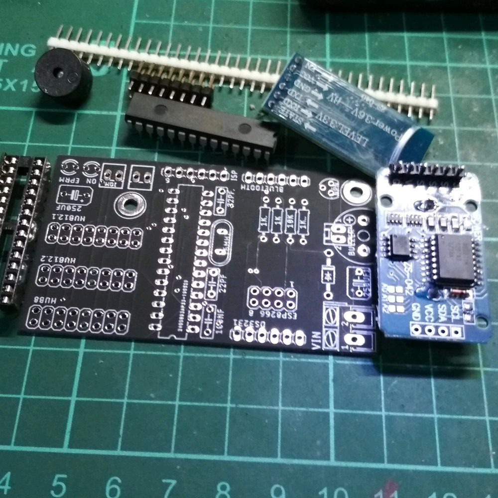 Jual paket PCB Dan komponen jam waktu sholat atmega328 - kontroller p10