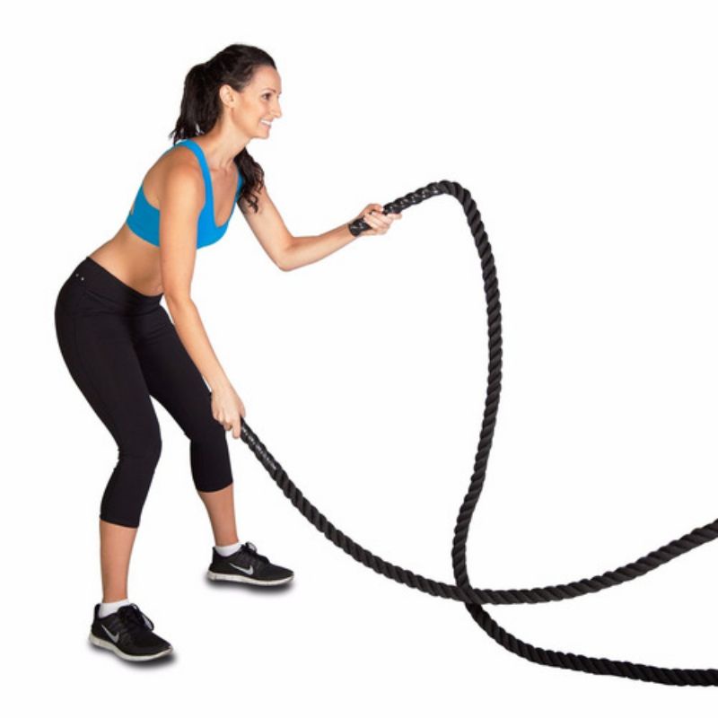 Jual Battle rope 9M Tali alat olah raga gym | Shopee Indonesia