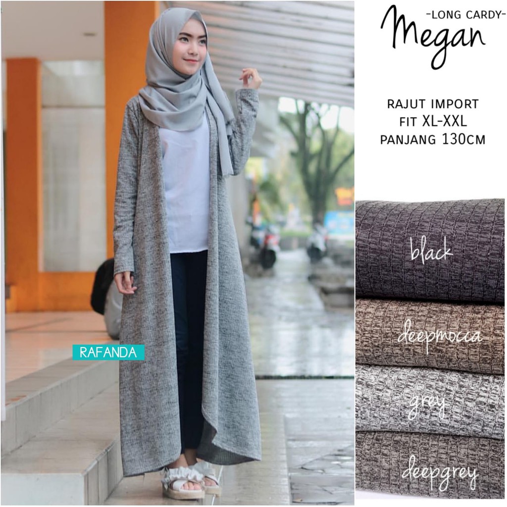 Long discount cardigan shopee