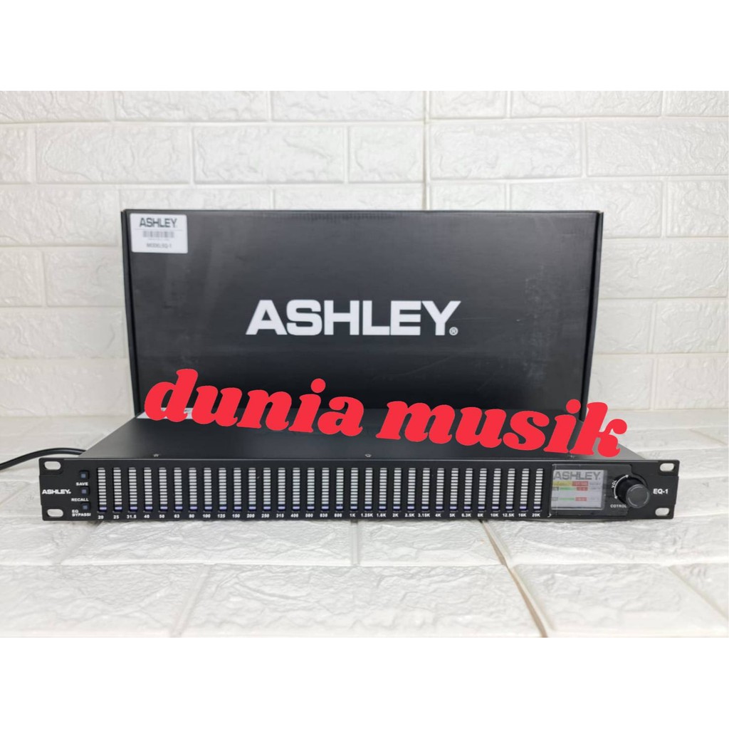 Jual equalizer ashley digital eq1 eq 1 / EQ1 EQ 1 original garansi 1