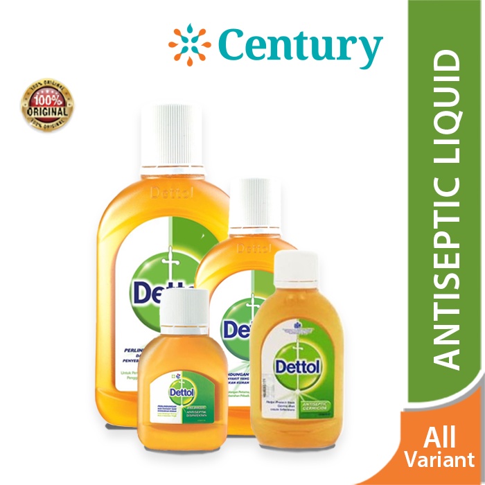 Jual Dettol Antiseptic Liquid 45ml 95ml 245ml Kuman Bakteri