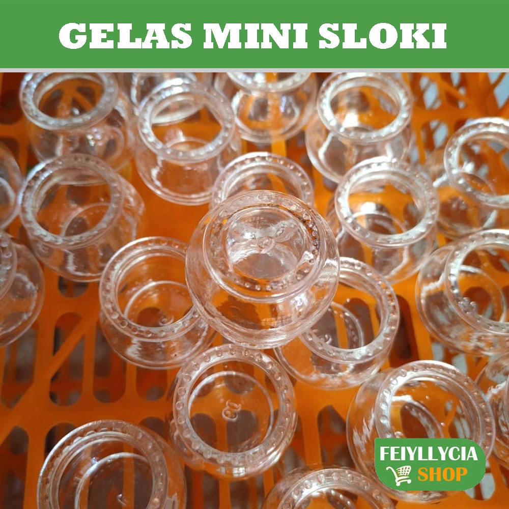 Jual GELAS MINI - GELAS LOKIAN - GELAS SLOKI - GLASS CUP SMAL | Shopee ...