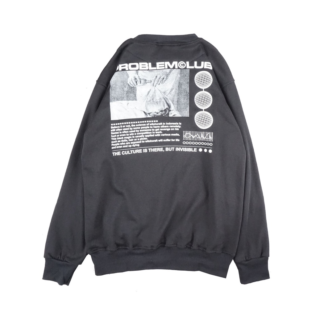Jual Problem Club - Crewneck - Nagata - Black | Shopee Indonesia