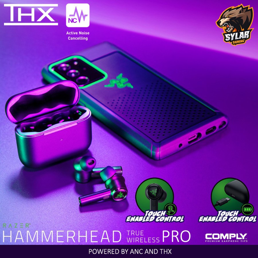 Jual Razer Hammerhead True Wireless Pro Bluetooth Earbuds / TWS Pro ...