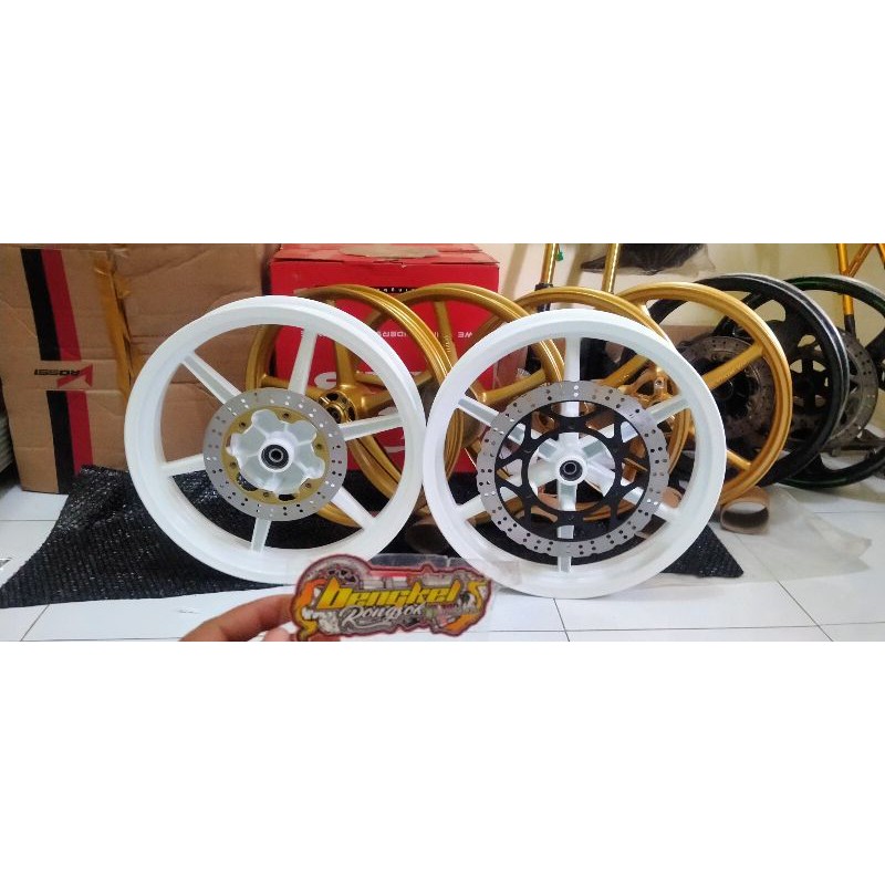Jual velg racing rr tipe Derik ukuran 250 300 dan pnp r kaliper standar ...
