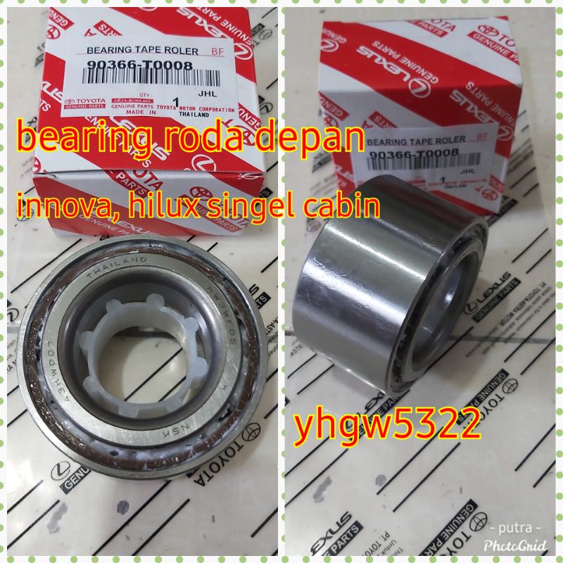 Jual bearing roda depan kijang innova inova lahar roda depan innova ...