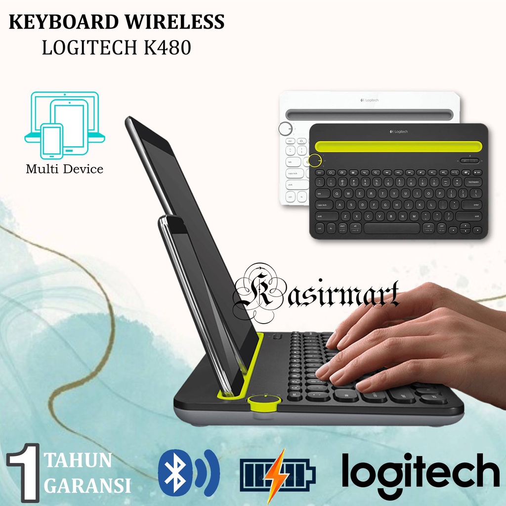 Jual Logitech K480 Keyboard Wireless Bluetooth Multi Device | Shopee ...
