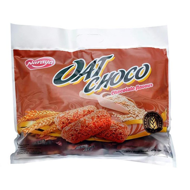 Jual Naraya Oat Choco Netto 400 gr Isi 40 Pcs | Shopee Indonesia