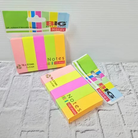 Jual Post It Big Warna Tumpuk Warna Warni Shopee Indonesia