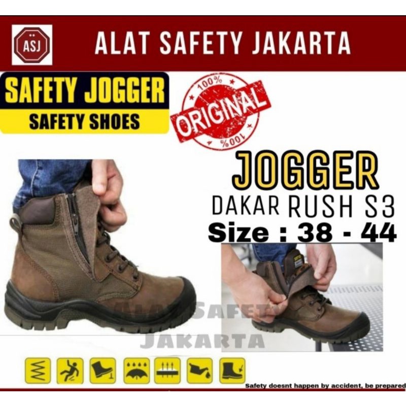 Jual Safety Shoes Jogger Rush S3/ Sepatu Safety Resleting Shopee Indonesia