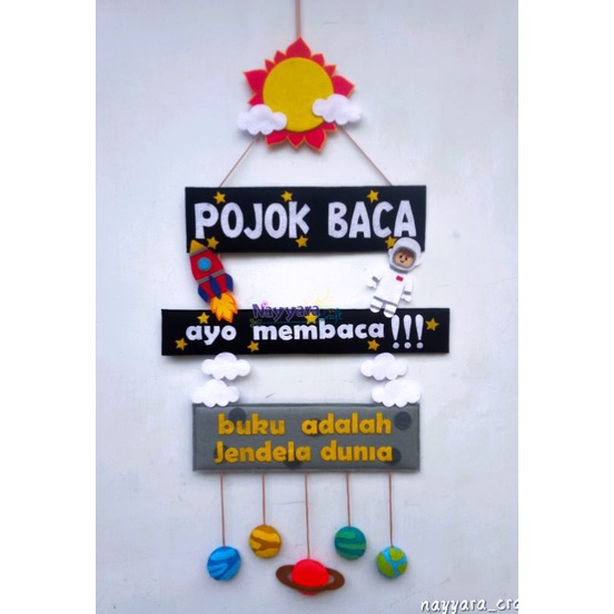 Jual Hiasan Dinding Kelas Pojok Baca Shopee Indonesia 4690