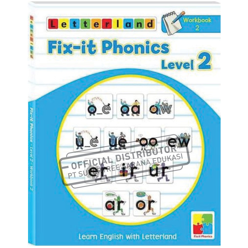 Jual Buku Letterland Bahasa Inggris TK/Workbook Fix It Phonics Level 2 ...