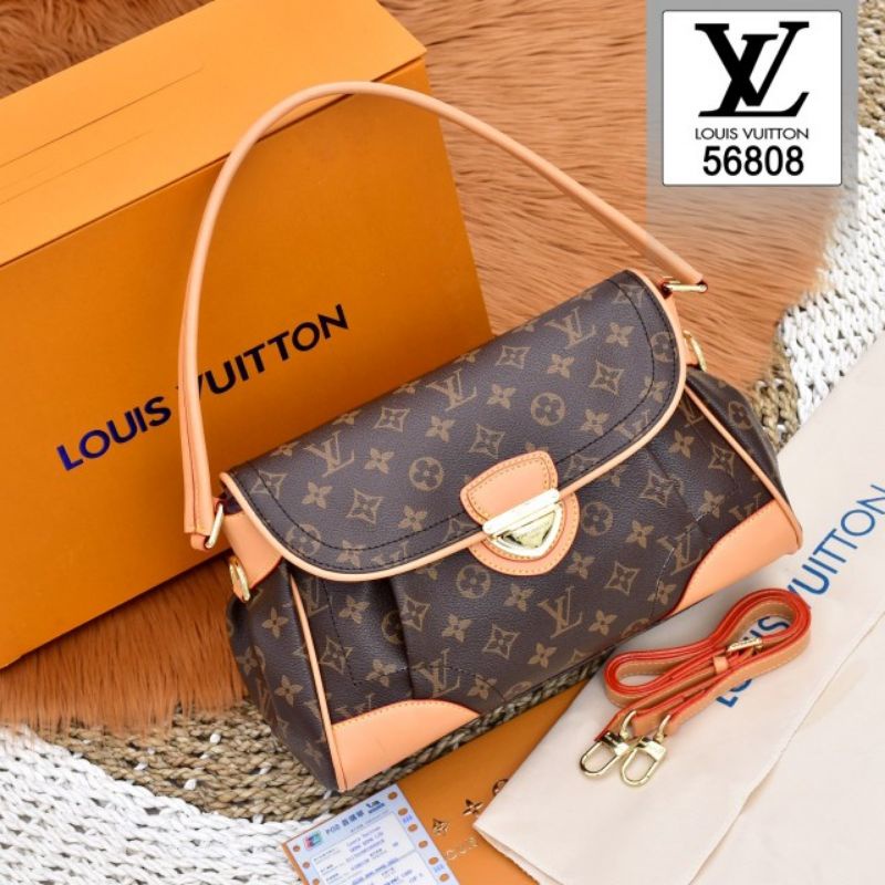 LV monogram tube handbag, Fesyen Wanita, Tas & Dompet di Carousell