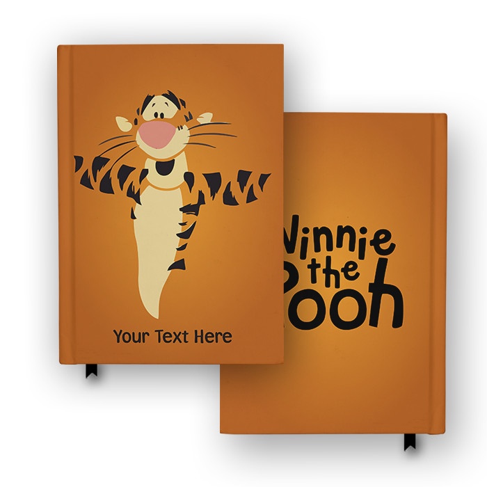 Jual Buku Catatan Jurnal Winnie The Pooh Tigger Notebook Custom Agenda ...