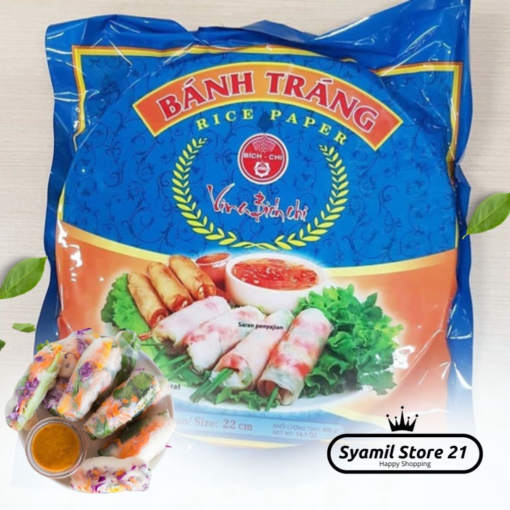Jual ORI ISI Full - Banh Trang Rice Papers 18/22Cm Kulit Lumpia Vietnam ...
