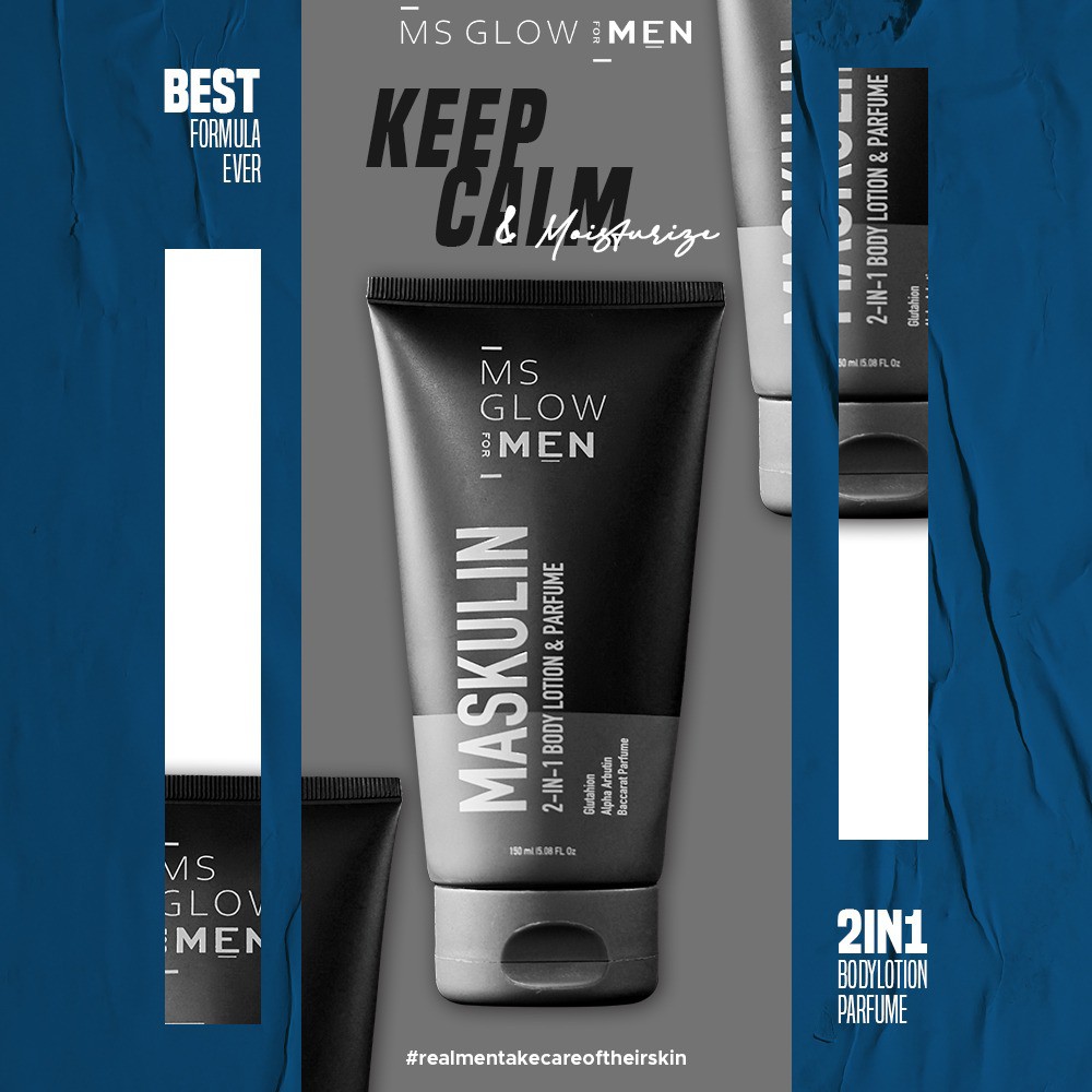 Jual MASKULIN BODY LOTION & PARFUME MS GLOW | Shopee Indonesia