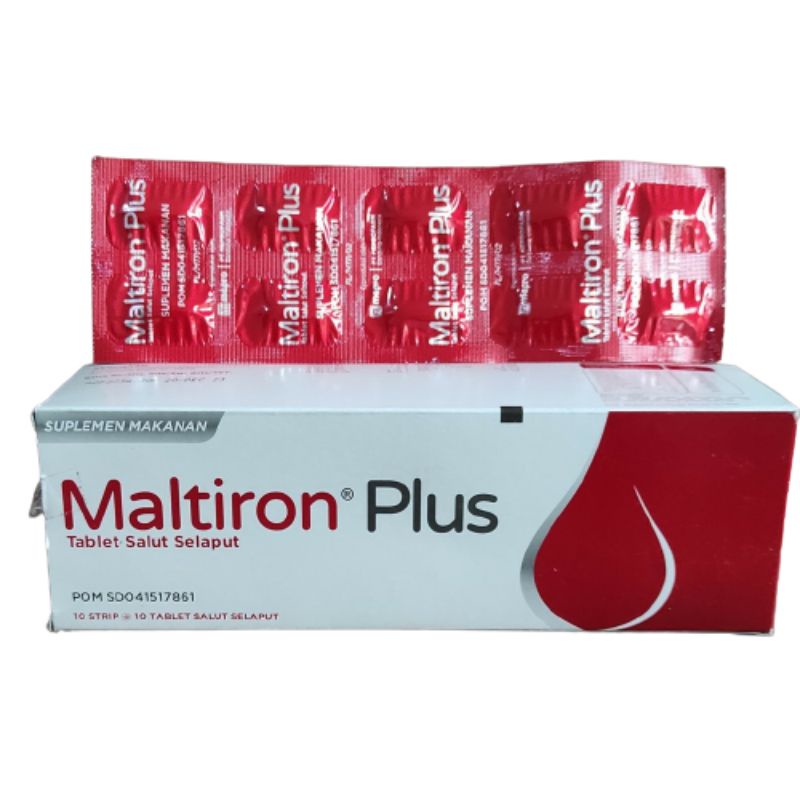Jual Maltiron Plus Strip Isi 10 Tablet Mutivitamin Dan Mineral Penuhi