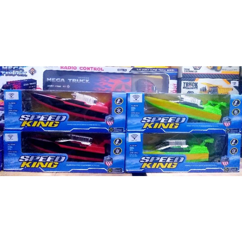 Jual mainan remot control perahu speed king baterai cas | Shopee Indonesia