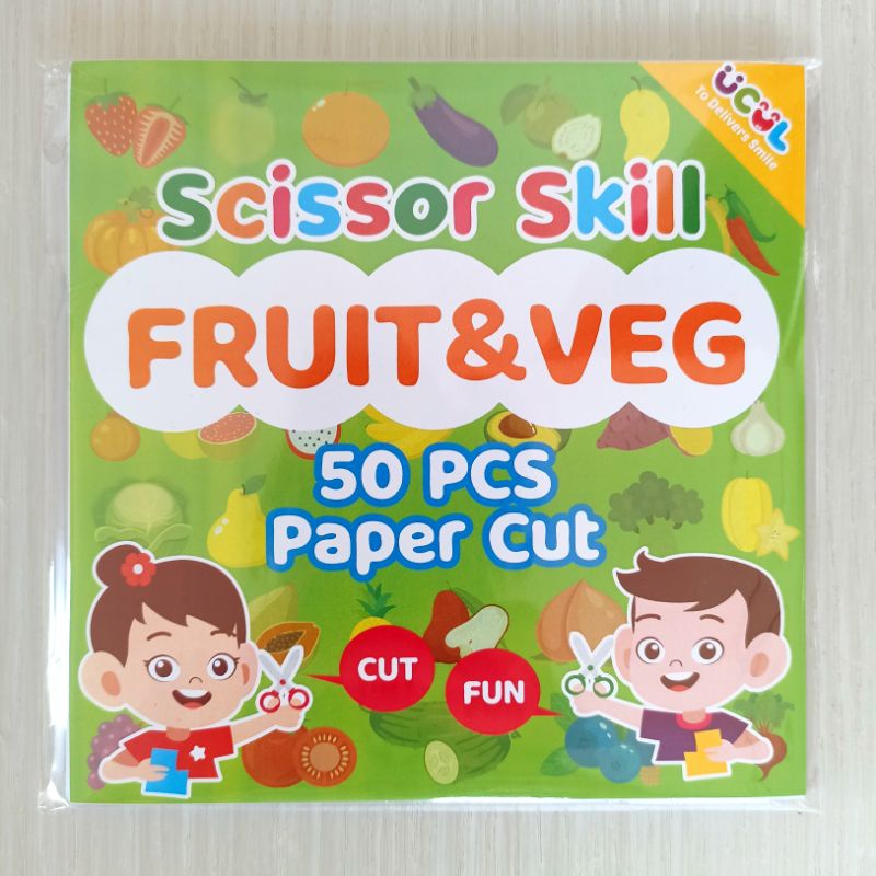 Jual Paper Cut Activity / Scissor Skill isi 50/ Menggunting Kertas ...