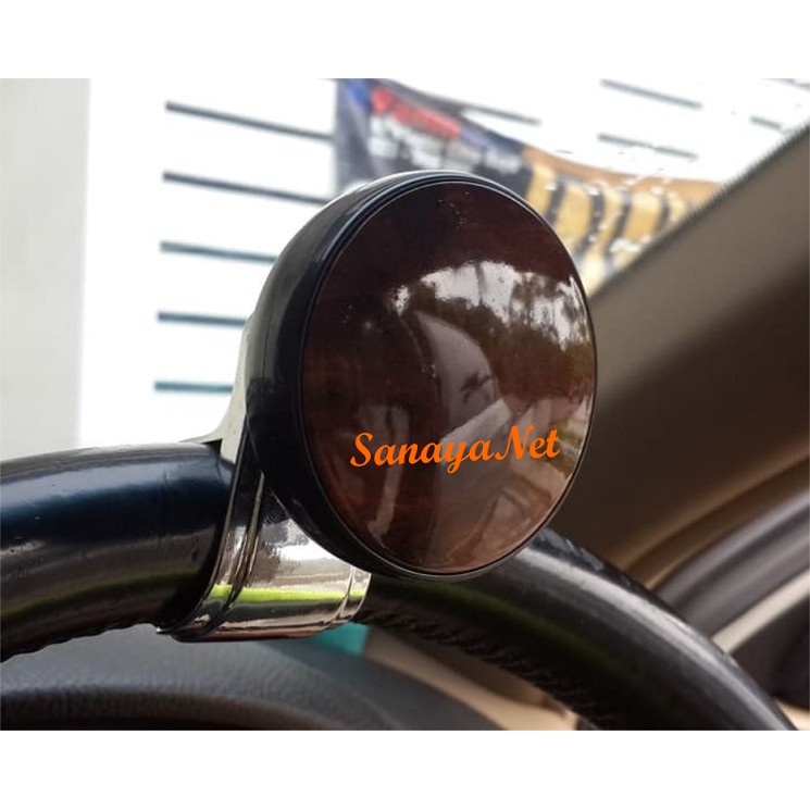 Jual Power Handle Pemutar Stir Mobil Motif Kayu | Shopee Indonesia