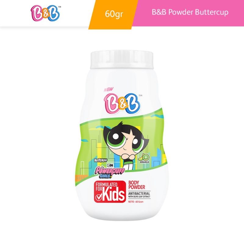 Jual B&B Kids Body Powder 60gr | Shopee Indonesia