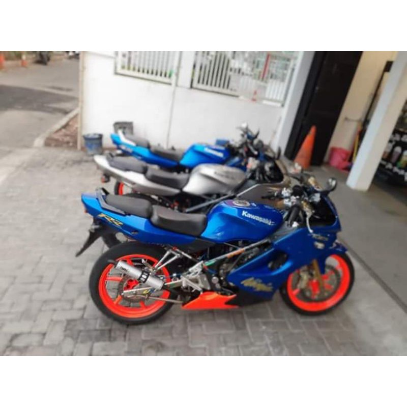 Jual Striping stiker Ninja CBU RR Biru ORIGINAL TANPA STIKER SUPER KIPS ...