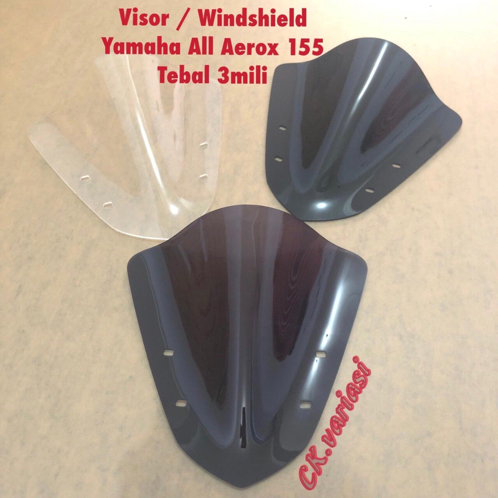 Jual Visor Yamaha Aerox Connected Windshield Yamaha All New Aerox