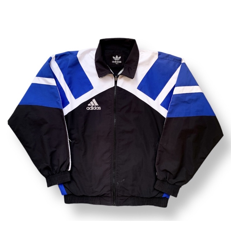 Adidas colour block windbreaker online