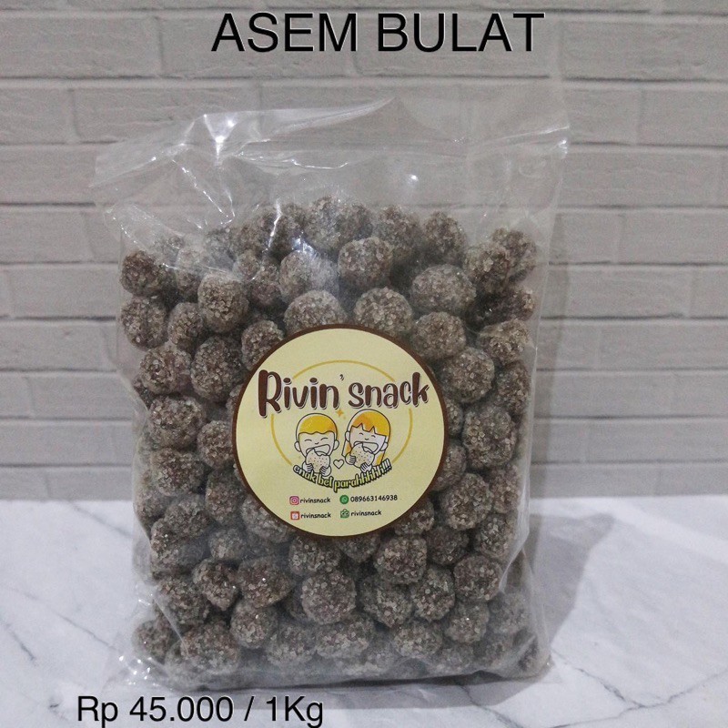 Jual Asam Bulat Manisan Asem Bulat Premium 1kg Shopee Indonesia