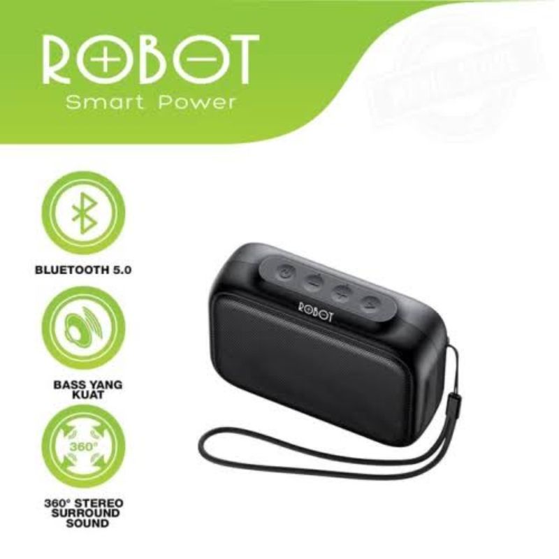 Jual Speaker Bluetooth Robot RB100 speaker aktif mini portable black ...
