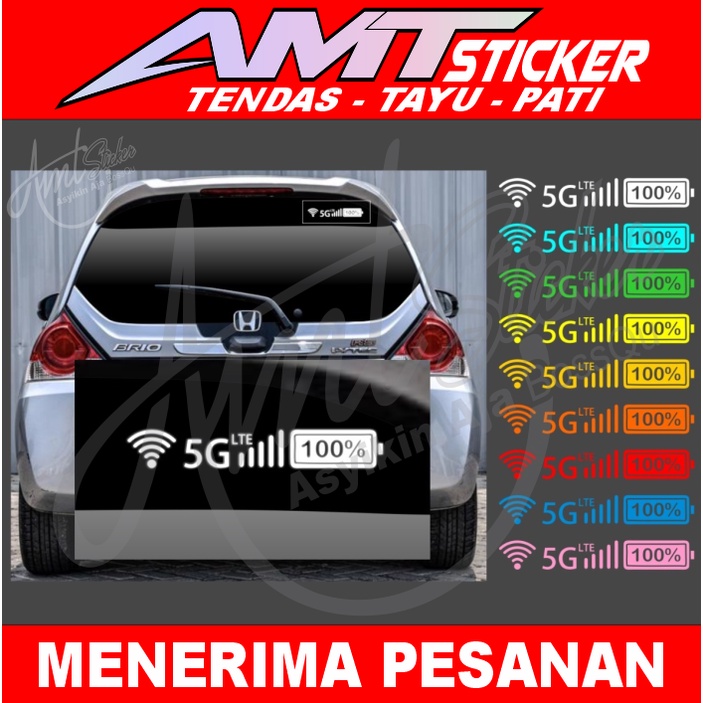 Jual [REFLEKTIF] STICKER BATERAI SIGNAL,, STICKER VIRAL,, STICKER MOBIL ...