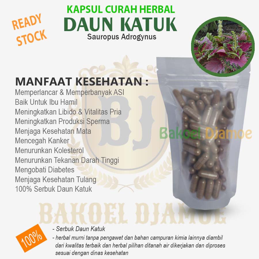 Jual Kapsul Curah Herbal Daun Katuk Kapsul Herbal Asi | Shopee Indonesia