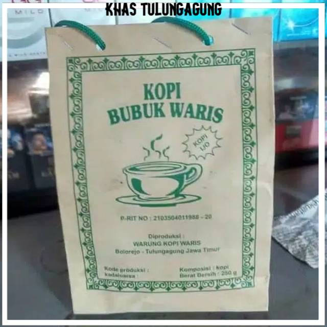 Jual KOPI BUBUK WARIS KHAS TULUNGAGUNG , [Khas Tulungagung] | Shopee