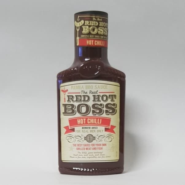 Jual REMIA BBQ SAUCE RED HOT BOSS HOT CHILLI 450 ML Shopee Indonesia