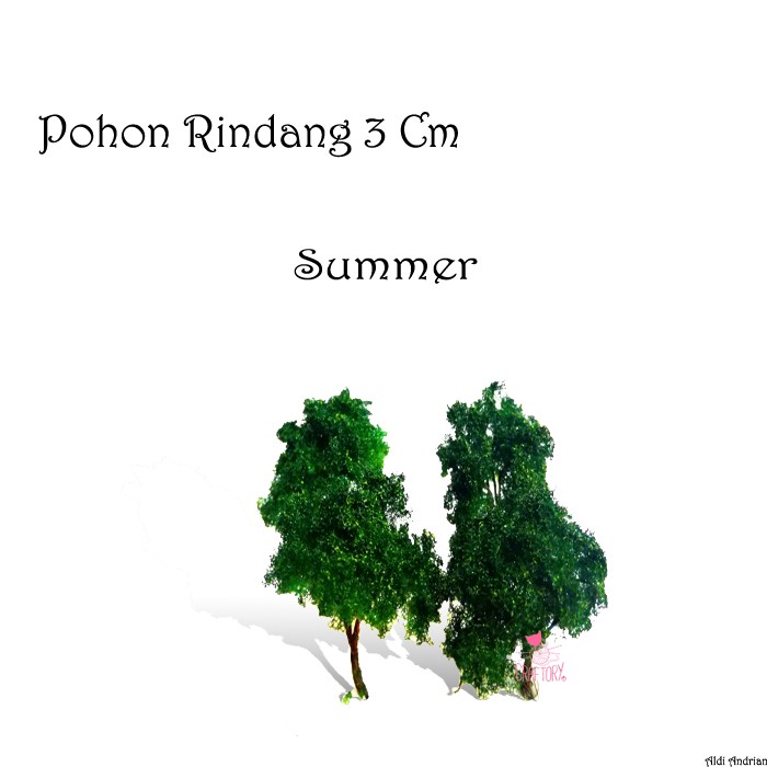 Jual MAKET POHON RINDANG / Diorama Pohon Rindang - 3 cm isi 4 | Shopee ...
