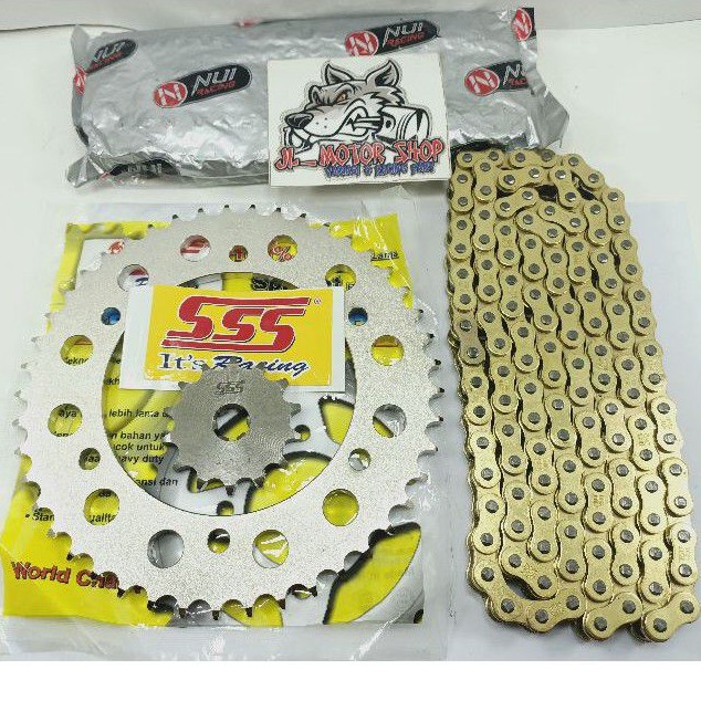 Jual Gear set Gir Set SSS 428 415 Yamaha R15 VVA R15 V3 XSR 155