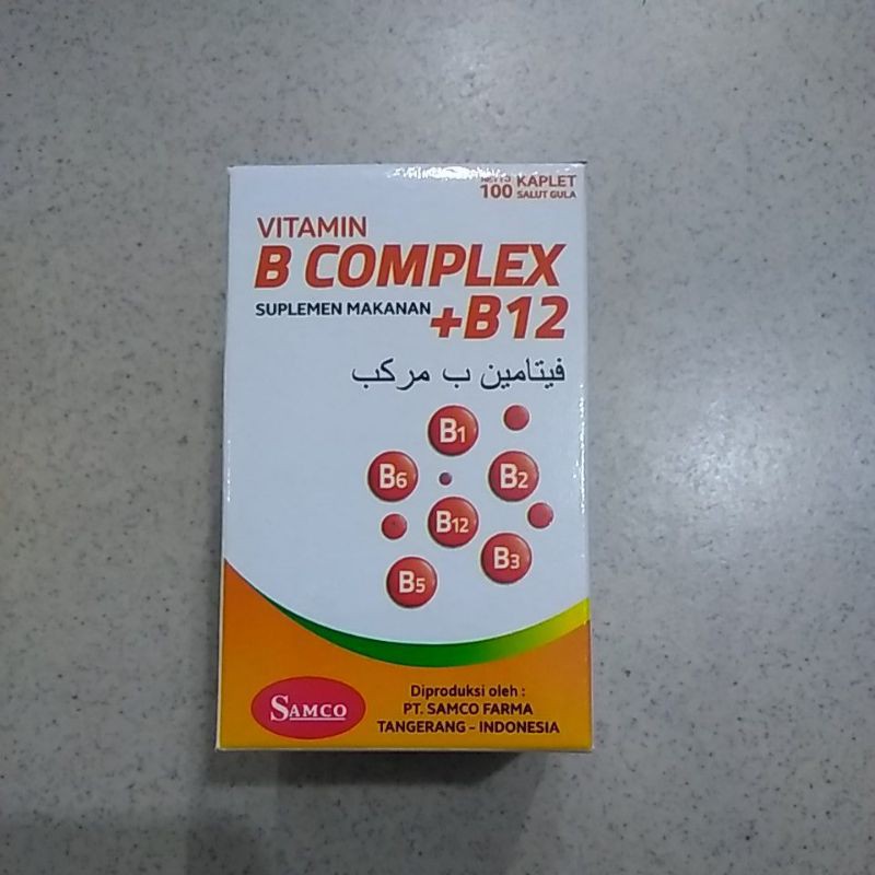 Jual Vitamin B Complex + B12 / B Kompleks B12 / Multivitamin | Shopee ...