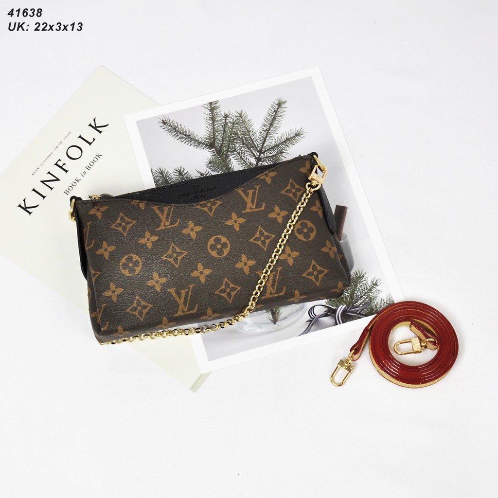 Jual TAS SELEMPANG WANITA IMPOR TAS LV PALLAS MINI 41638 Shopee Indonesia