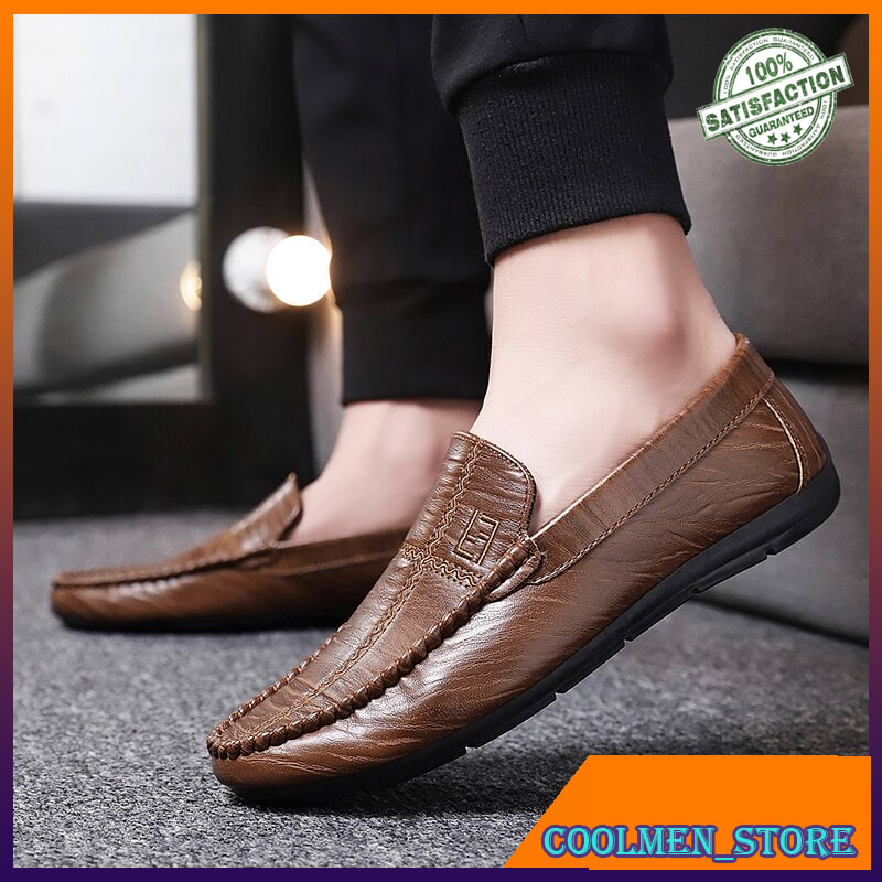 SEPATU LOAFERS PRIA LEATHER IMPORT