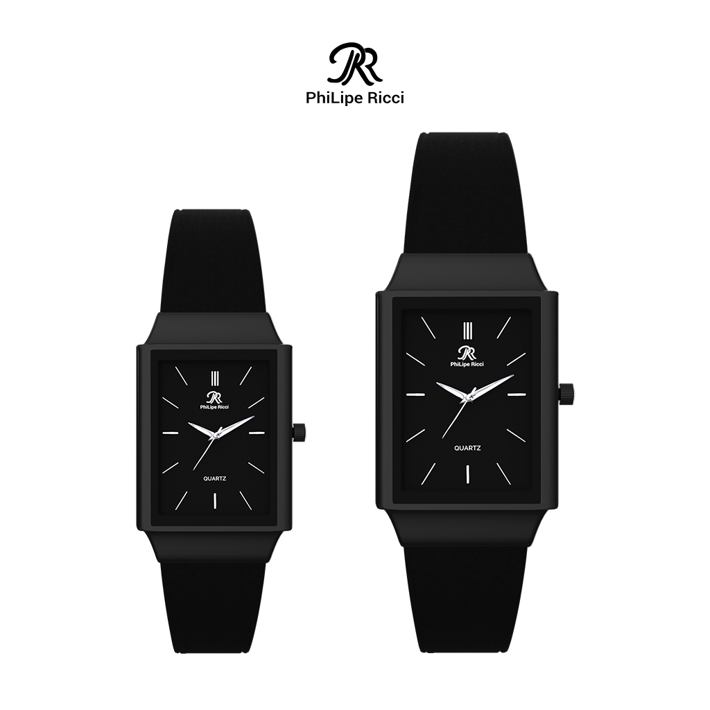 Jual PhiLipe Ricci Jam Tangan Couple Original Analog Karet 6833 Free ...
