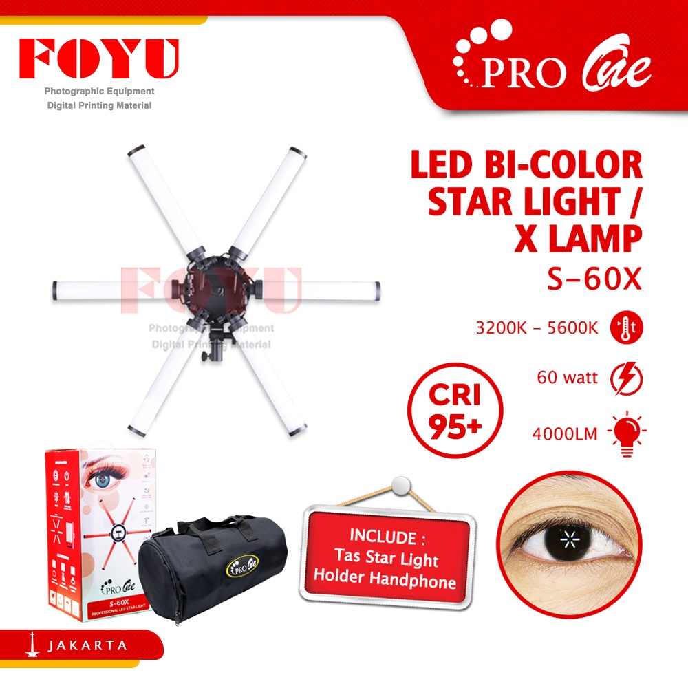 Jual Star light Professional LED Bi-Color Star Light X Lamp Pro One S ...