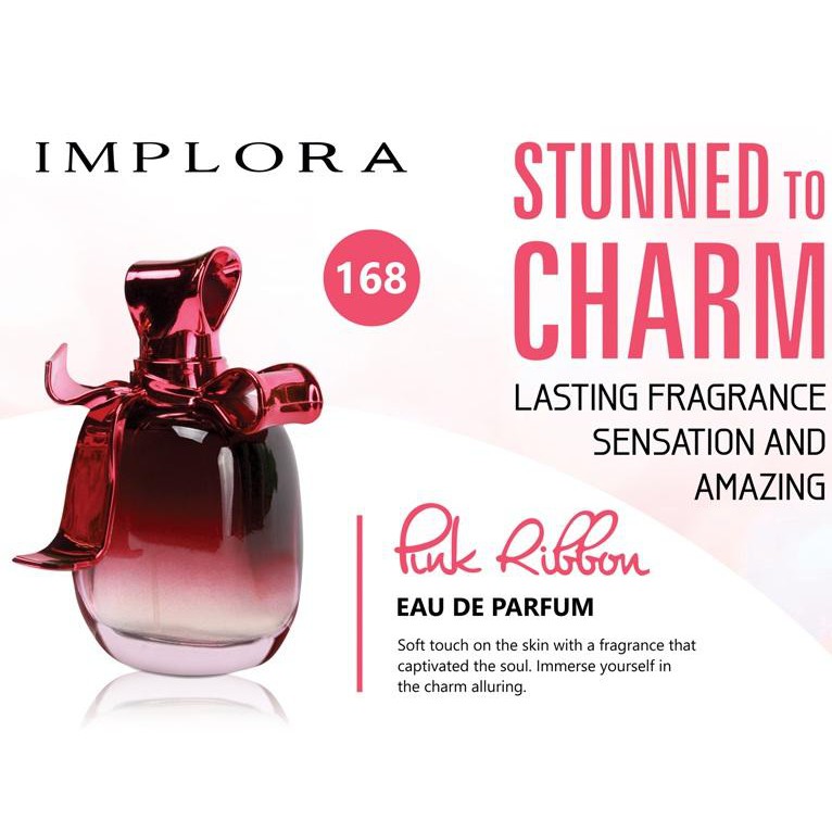 Jual Implora Pink Ribbon NINNA RICCI SERIES EDP 100 ML | Shopee Indonesia