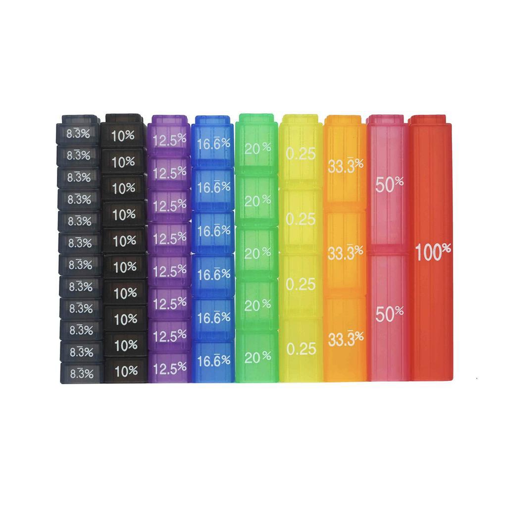 Jual Kiedler - Fraction Cubes Clear, Fraksi Pecahan | Shopee Indonesia